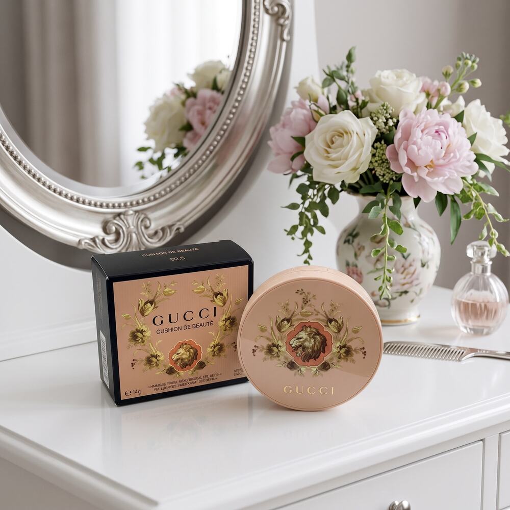 Gucci Cushion de Beauté Foundation 02.5 Fair Cool SPF 22 14mL NIB
